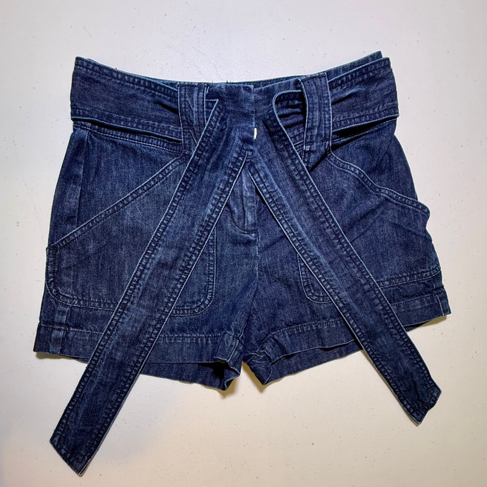 LOFT Blue Jean Shorts Relaxed Fit